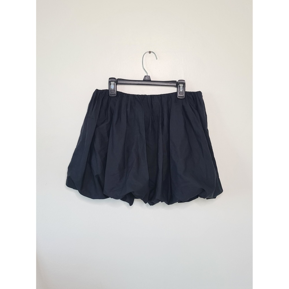 NWT GB Black Bubble Skirt Size S Cotton Mini Vacation